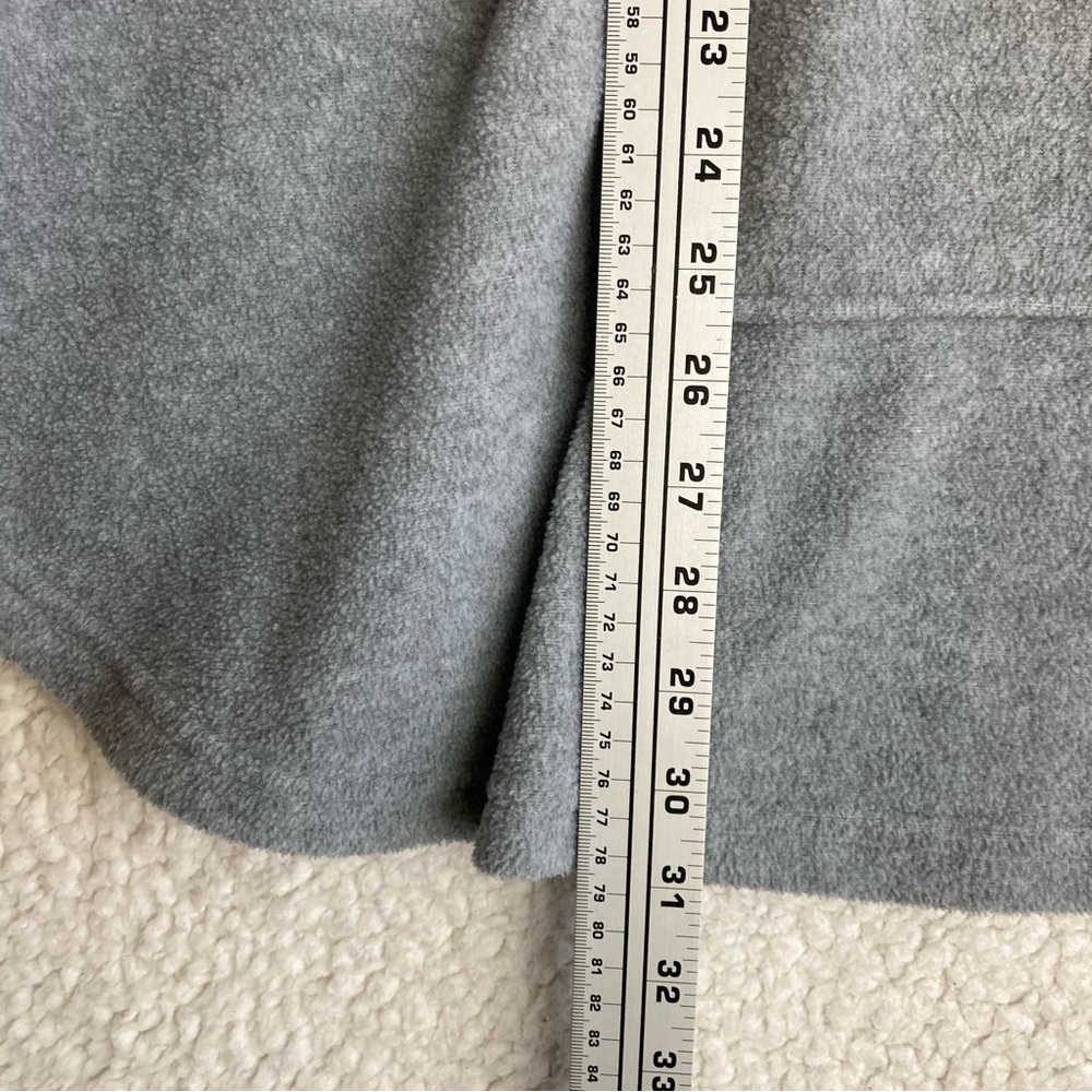 ellos Women's cowl neck fleece gray poncho, Sz 18/20 - Picture 9 of 17